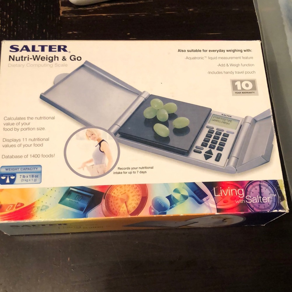 SALTER Nutrition-Weight & Go